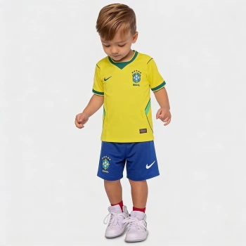 Brazil 2026 Home Jersey – Kids Kit